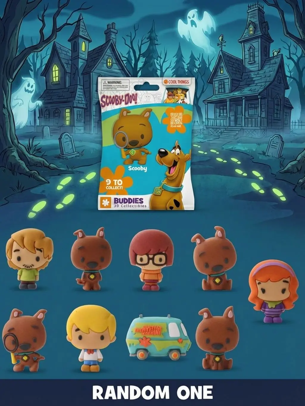 

1PC Scooby-Doo Officially Licensed Blind Bag Mystery Box Random One Cute Figure Desktop Decor Room Ornament Birthday Gift