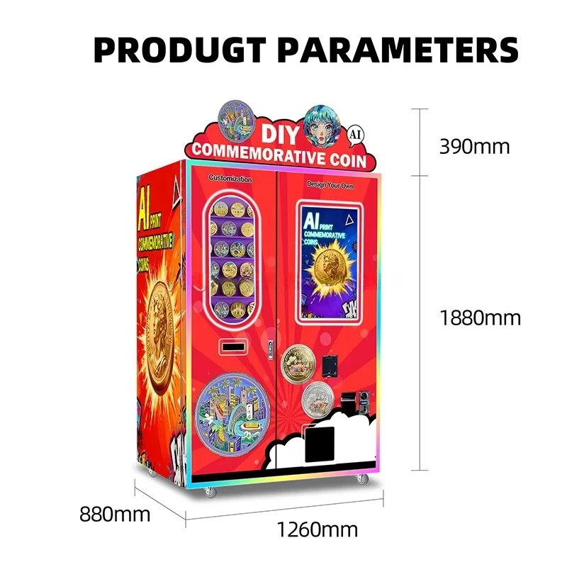 Self-service Factory OEM Custom DIY Refrigerator Stickers, Vending Machines, Automatic Printers, Support Credit Card Payment