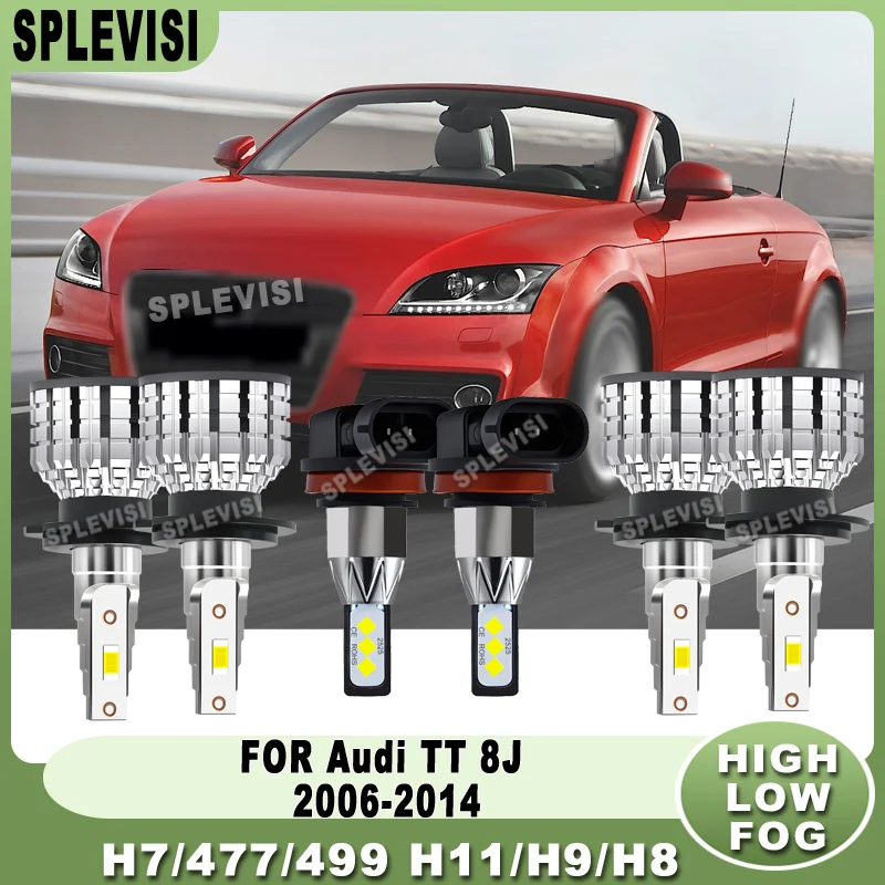 

Vibration Resistant Plug-and-Play 2-4-6pcs LED Headlight Fog Light For Audi TT 8J 2006 2007 2008 2009 2010 2011 2012 2013 2014