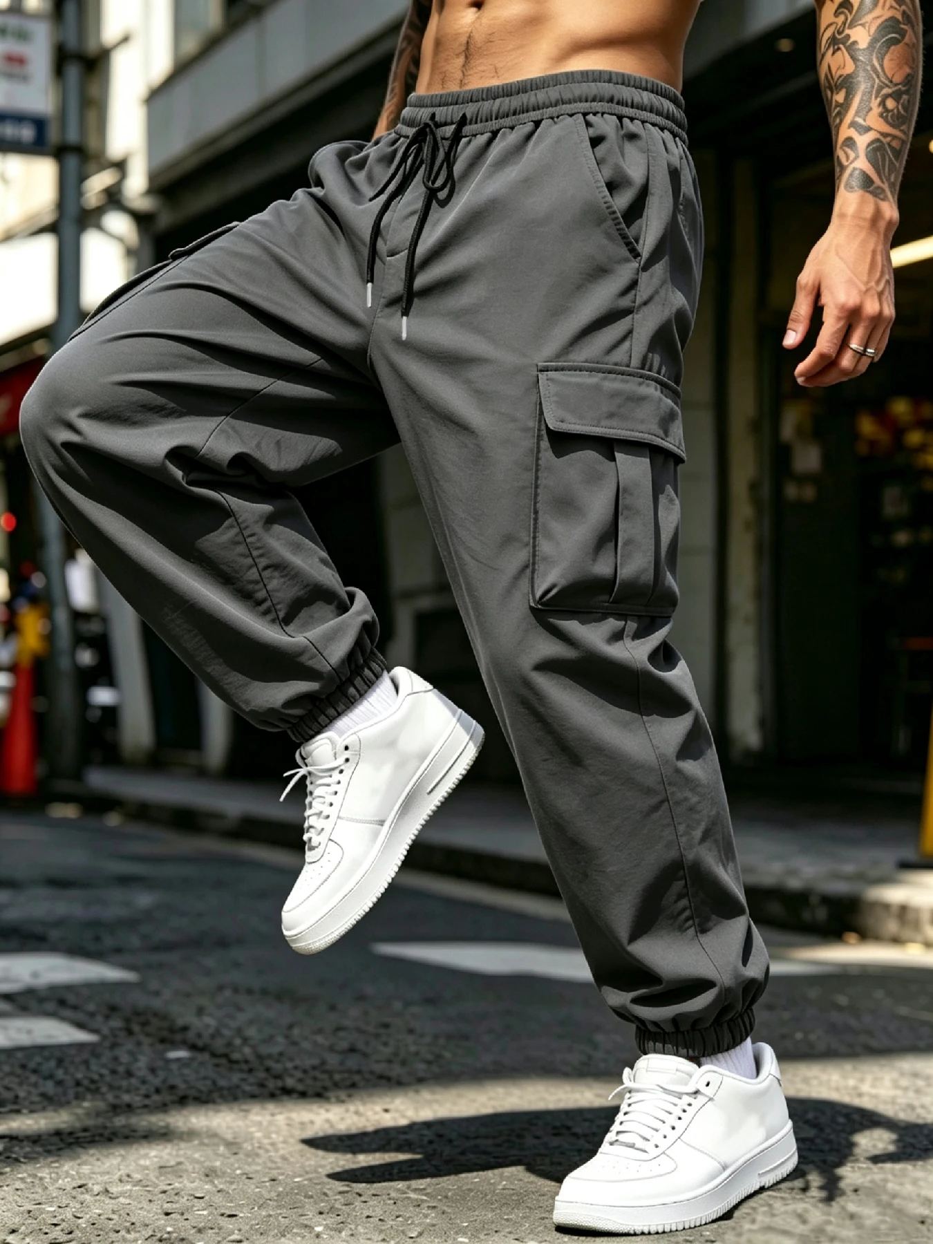 남성용 카고 조거 팬츠 | 멀티 포켓과 신축성 있는 - Cargo Jogger Pants 리뷰 및 가격