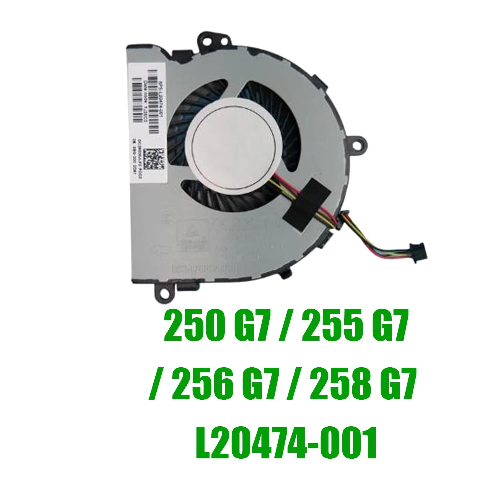 

For HP 250 G7 255 G7 256 G7 258 G7 L20474‑001(UMA) DC5V Replacement Laptop CPU Fan