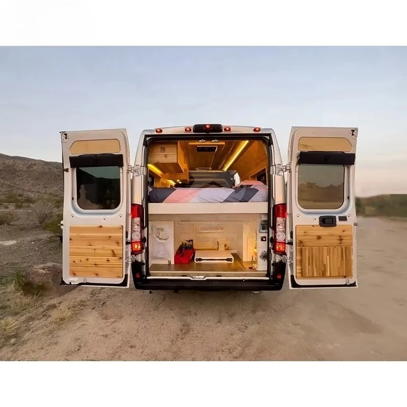 المنزل المتنقل فان سبرينتر يمكن تخييم RV الفاخرة للبيع قوافل الهجين Campervans شاحنة خفيفة