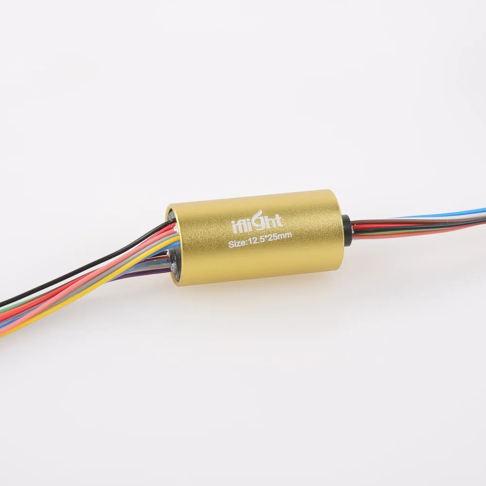 IFlight 12.5mm 12 Circuits 2A Gimbal Slip Ring 360° Rotation for GBM5208H-200T/GBM6208H-150T/GBM8017-120T/GBM110-150T