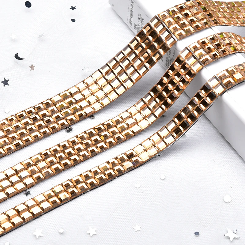 2 متر/مجموعة كريستال حجر الراي - مراجعة Rhinestone Banding Trim وسعره