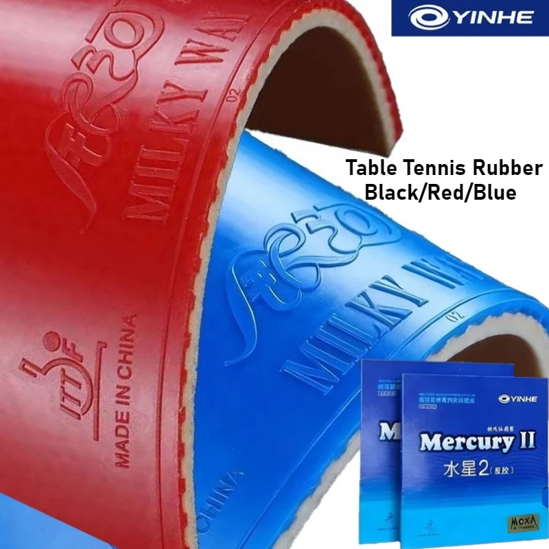 NEW YINHE MERCURY II Table Tennis Rubber Sheet Pimples in Ping Pong Rubber for Quick Attack with Loop & Allround Spin Control