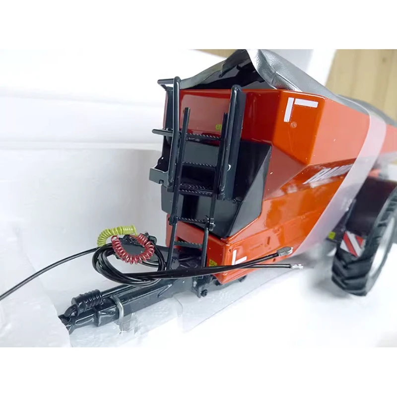 ROS 다이캐스트 1:32 스케일 쿤 비료 운송 트랙터 농업 차량 합금 모델 컬렉션 기념품 장식품 디스플레이