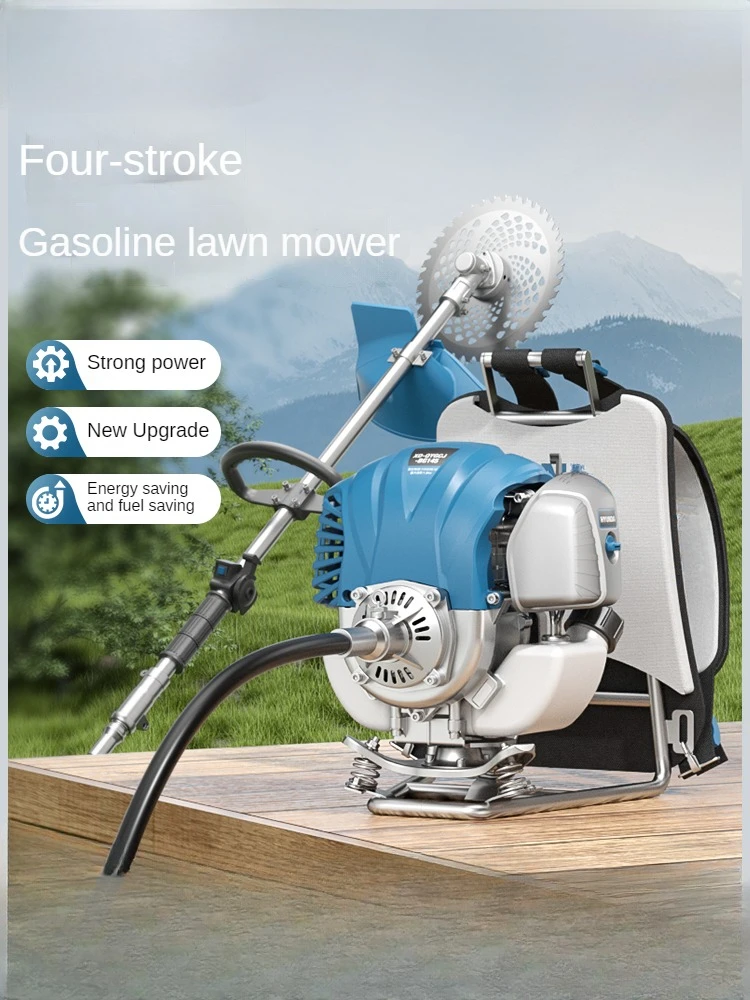 

Gas-Powered Lawn Mower with 4-Stroke Engine, for Efficient Mowing