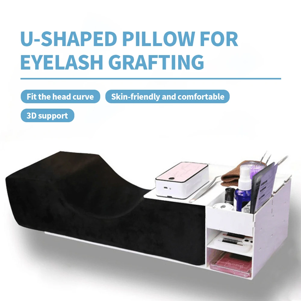 Professional Eyelash Extension Pillow Support Eyelash Pillow Soft Grafted Eyelashes Memory Foam Eyelash Extension Pillow Salon