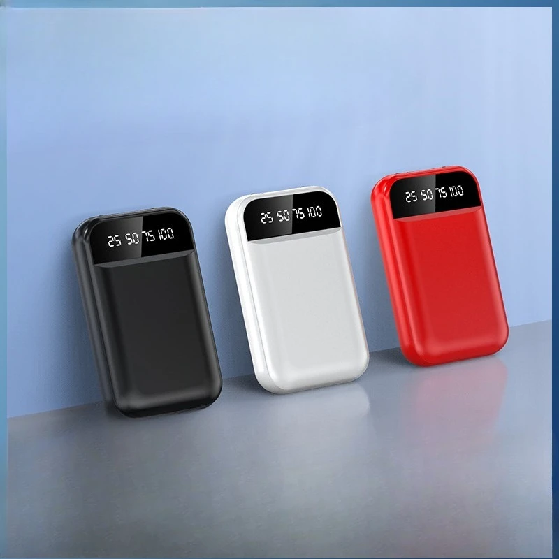 10W 10000mAh illuminating Power Bank Fast Charging For iPhone For Xiaomi For Samsung Large Capacity With LED Digital Display