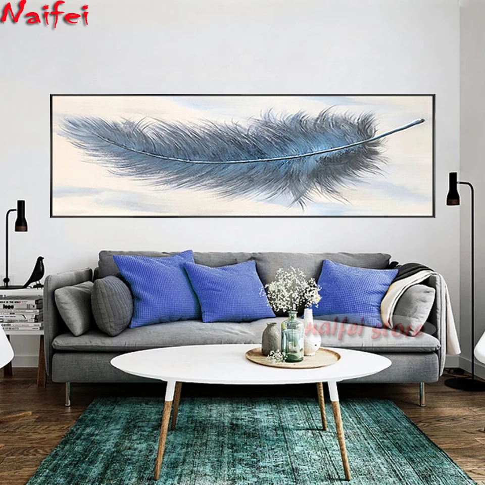 Lage Size  Full Square/Round Drill 5D DIY Diamond Painting Cross Stitch Abstract 