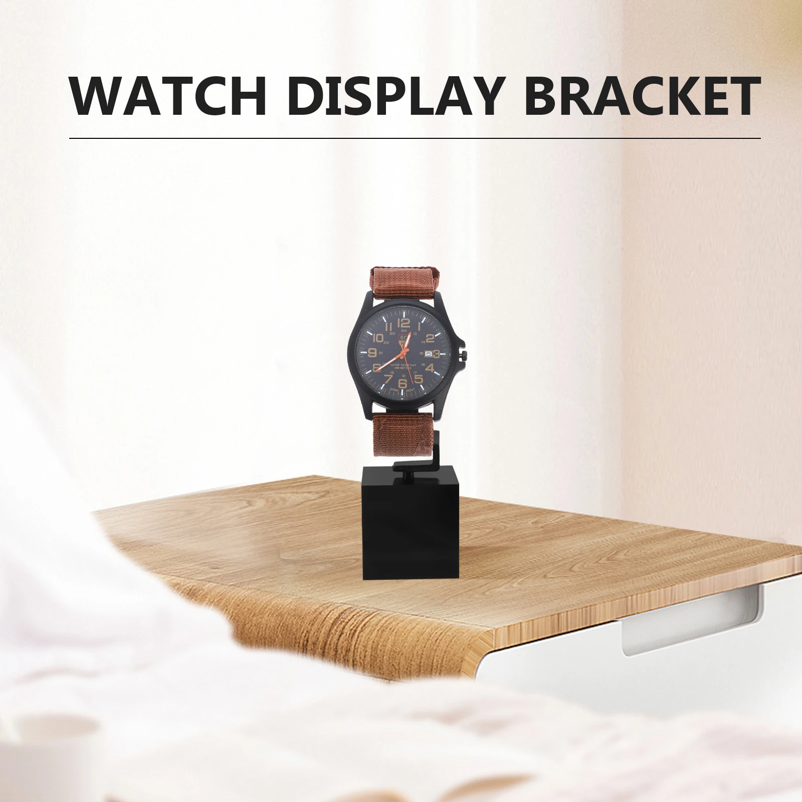 

1pc Acrylic Watch Display Rack Storage Stand For Bracelet Bangle Holder Jewelry Organizer Durable Scratch Resistant Protector