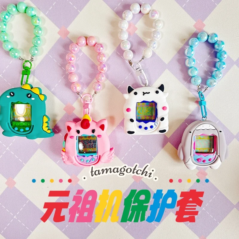 

Tamagotchi Uni Angel Cute Silicone Case Protective Cover Soft Multicolor Dust Plug for Kawaii Toys Electronic Pet