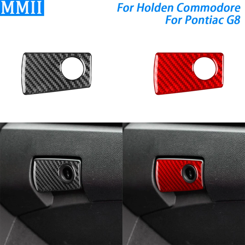 

For Pontiac G8 2008-2009 For Holden Commodore 2006-2012 Carbon Fiber Glove Box Handle Panel Trim Cover Car Accessories Sticker