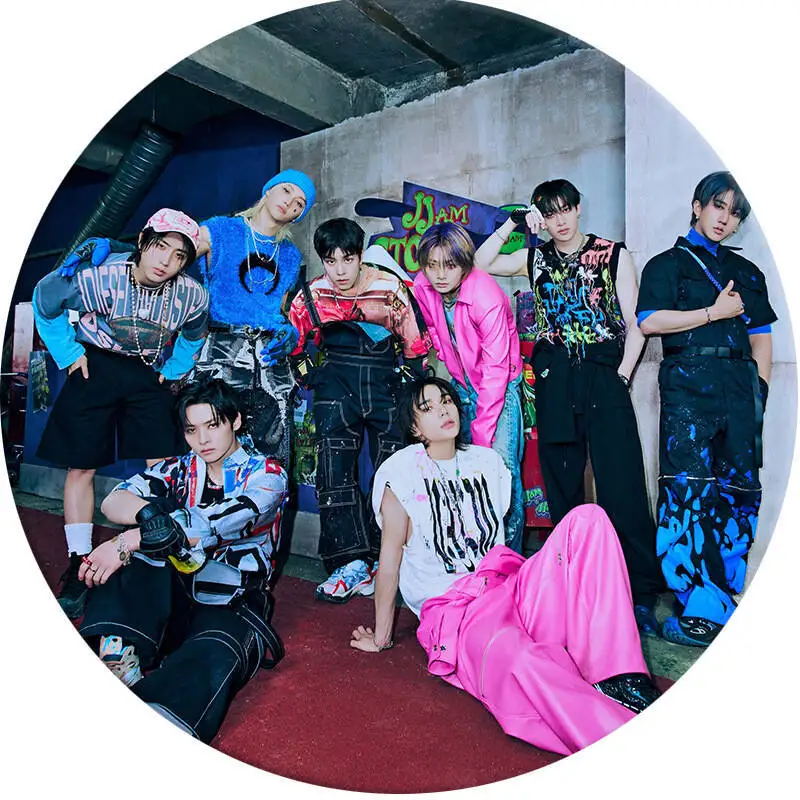 58mm Stray Kids Makplate Badge skzoo Surrounding Bars Li Longfu Huang Xuanchen Badge Circular Album Surrounding Fan Gifts