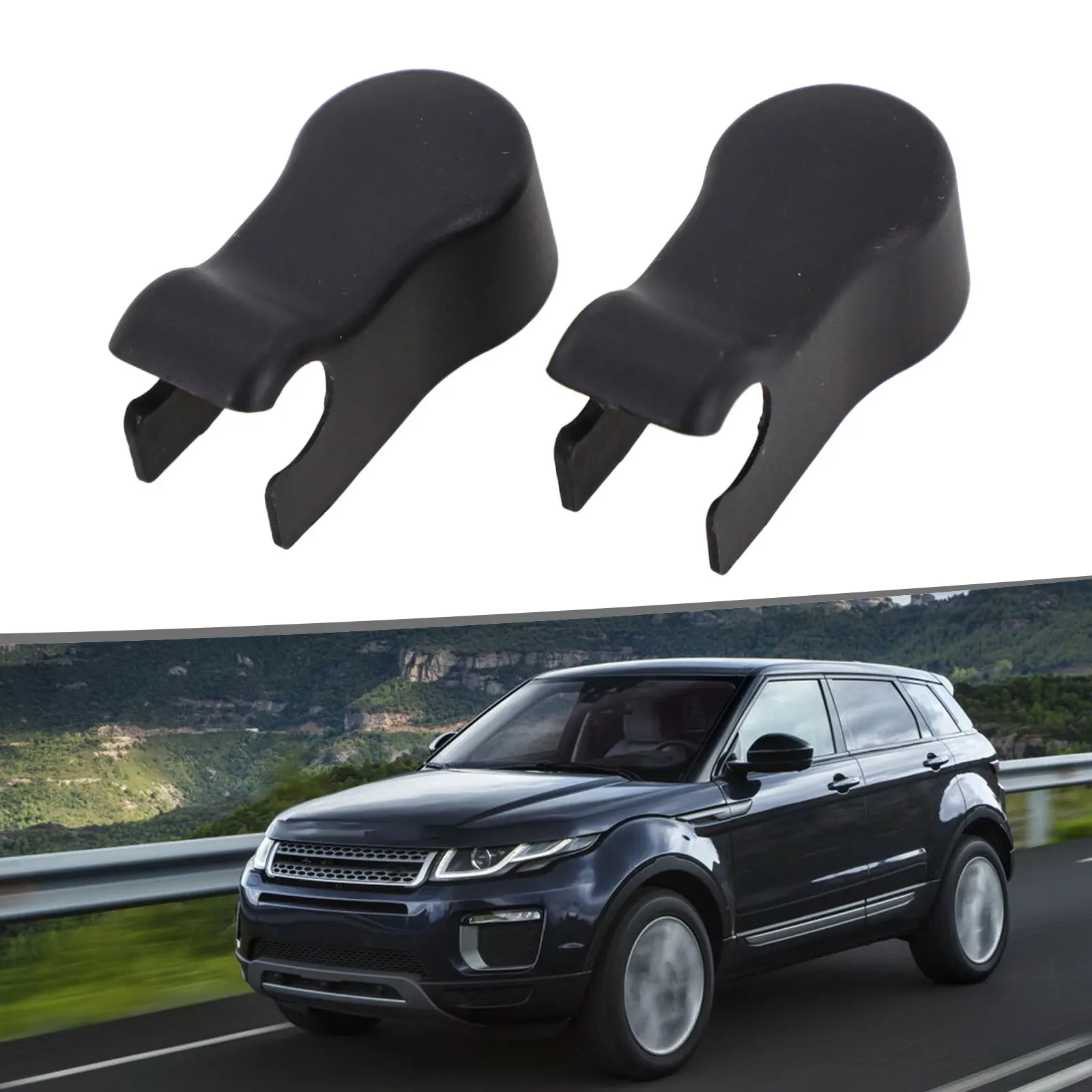 2PCS Car Wiper Arm Head Nut Cover Screw Cap For Land Rover For Range Rover 87-95 Replacement Wiper Blade Arm Nut Cover ﻿