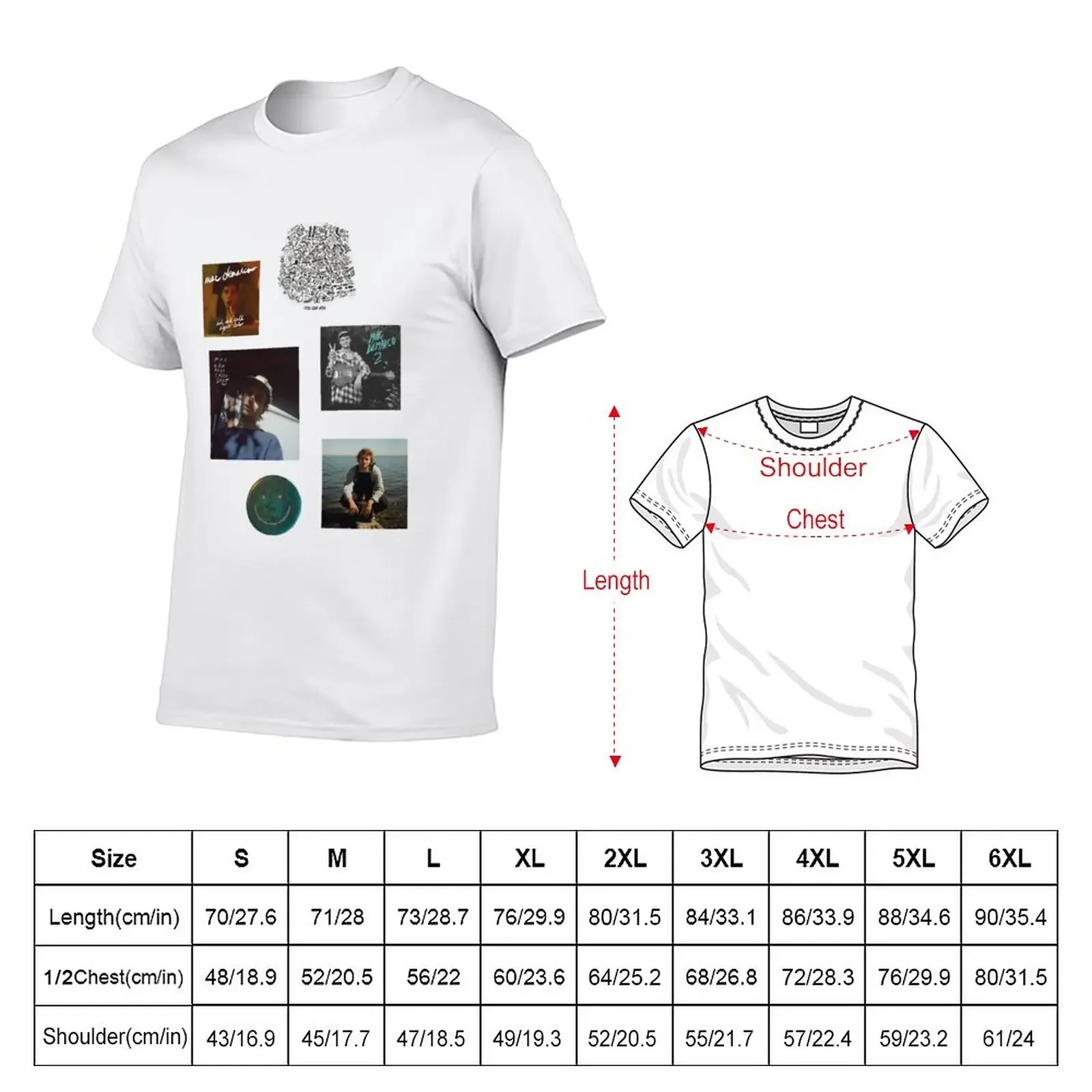 Mac Demarco Album Set T-Shirt anime summer clothes mens cotton t shirts