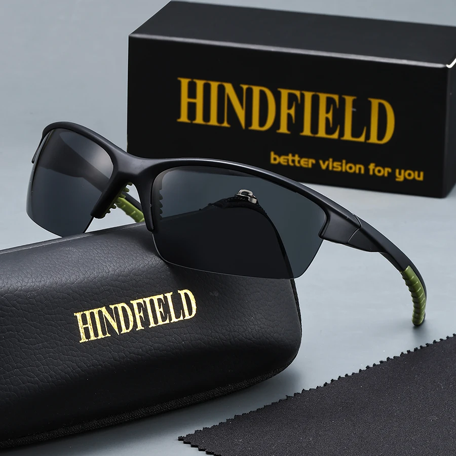 Modische Halbrahmen-Sportbrille mit großen Rahmen, geeignet für tägliches Laufen, Radfahren und Geschenke während der Reise;