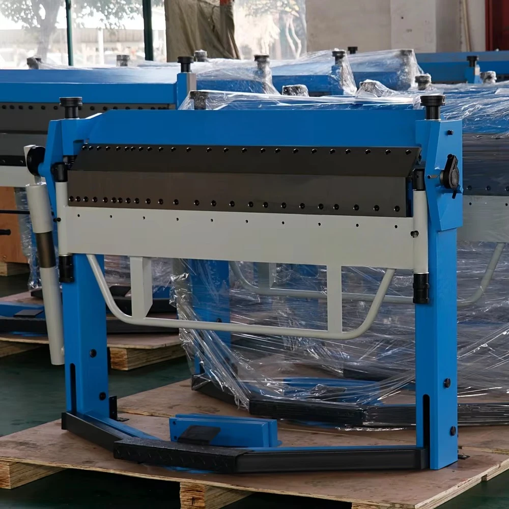 Factory Price YUFON FootOperated Pan and Box Brake Sheet Metal Folding Machine Segmented Finger Bender for HVAC Duct Fabrication