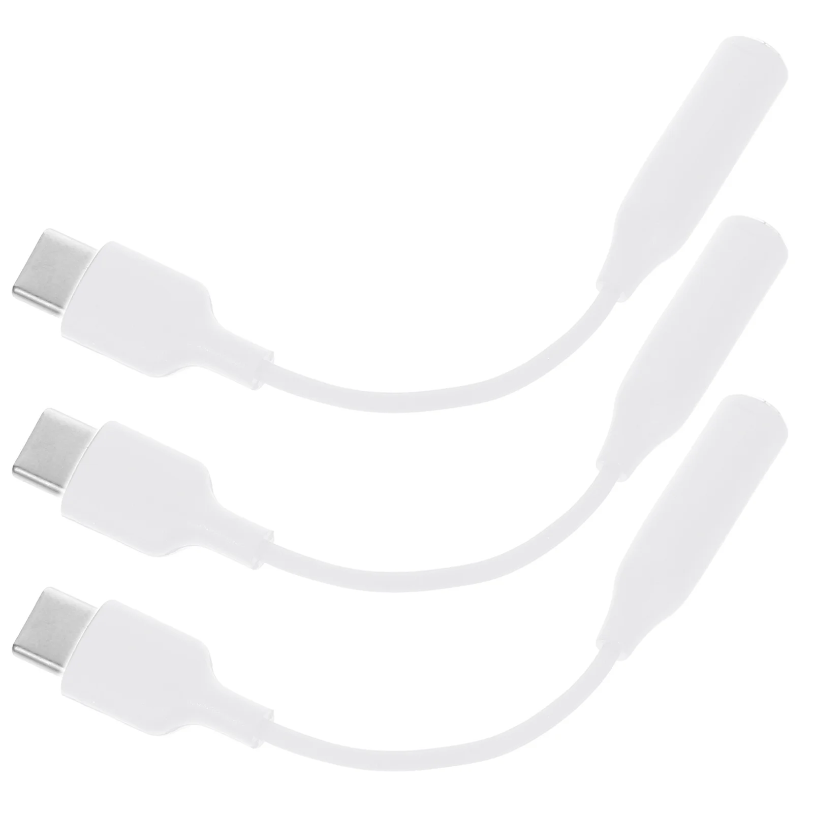

3Pcs USB C to 3.5mm Audio Adapters Tpe Materials Advanced Digital Technology High Fidelity Sound for Type C Devices