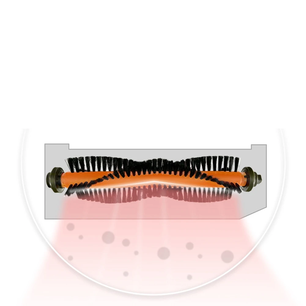 UPCAN Rowenta Tefal 20 40 RG6825 ISWEEP X3 로봇 진공 청소기 예비 부품 교체 액세서리 용 A01V-2PCS 메인 브러시