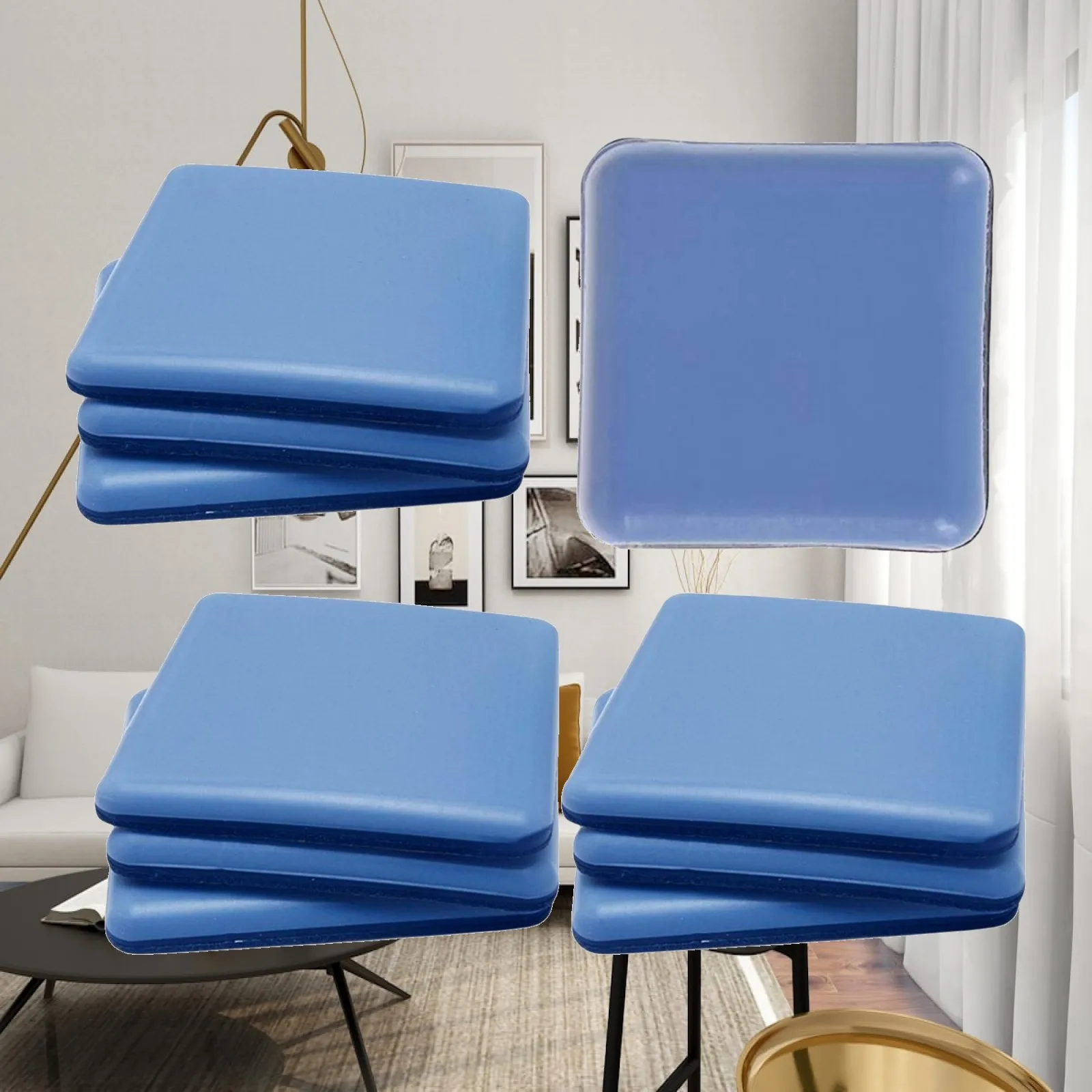 10x Heavy Duty Slider Pad Furniture Nonslip Furniture Movers Sliders for Desk