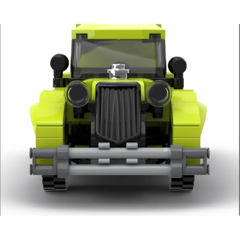 MOC-214977 Vintage Pickup Truck Building Block Model Brick Miniature DIY Beginner Small Particle Set Creative Gifts Boys 116PCS