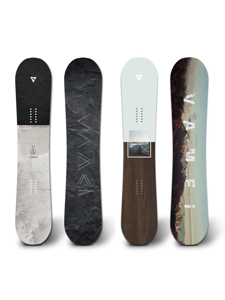 

Сноуборд Маленькая доска из шпона Универсальная доска Спеченная опорная пластина Встроенный сноуборд из углеродного волокна