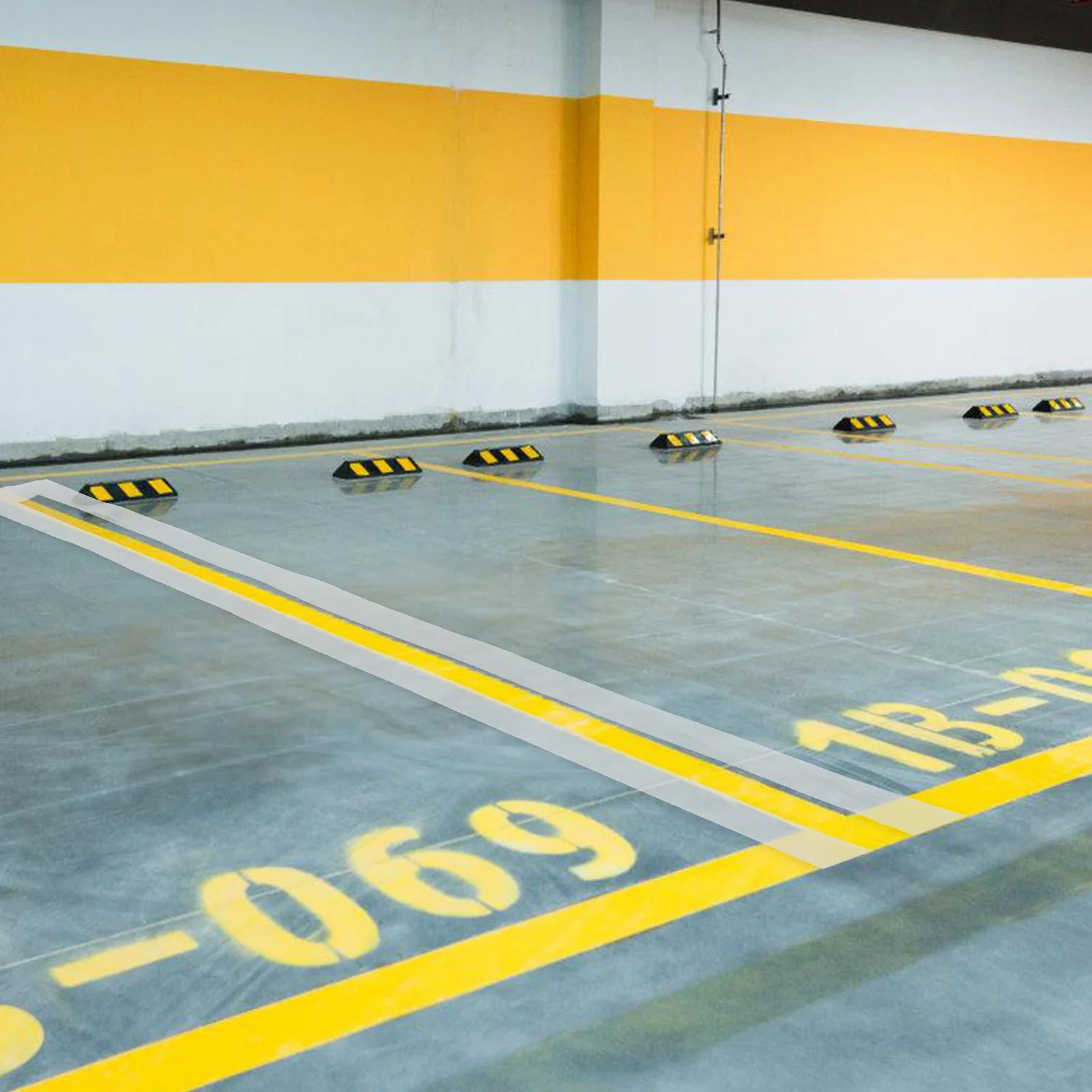 

1Set Reusable Parking Lot Line Stencil Foldable Silicone Pavement Line Template for Spray Paint Marking Airbrush Spray Template