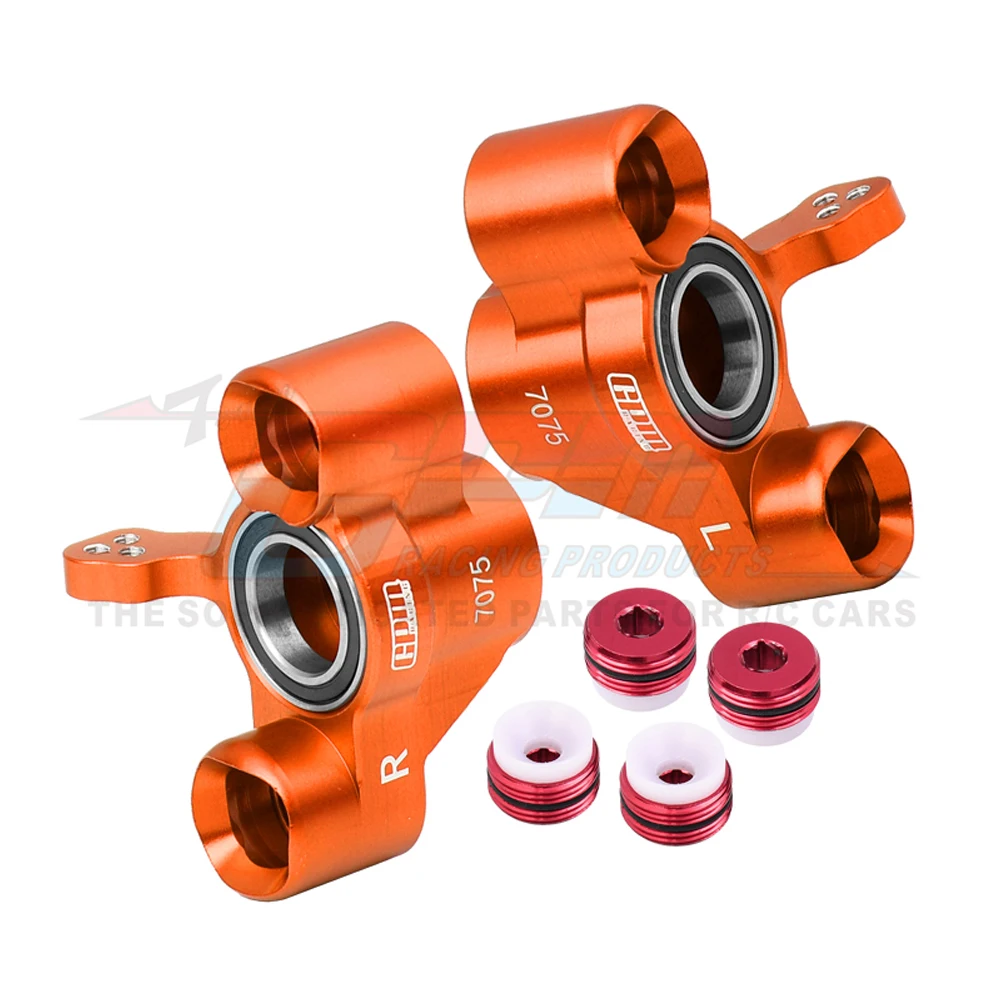 GPM Metal Alloy Front Steering Block Steering Cup Hub AR330505 for ARRMA 1/7 Big Rock 1/8 Kraton Notorious Outcast Exb 6S RC Car