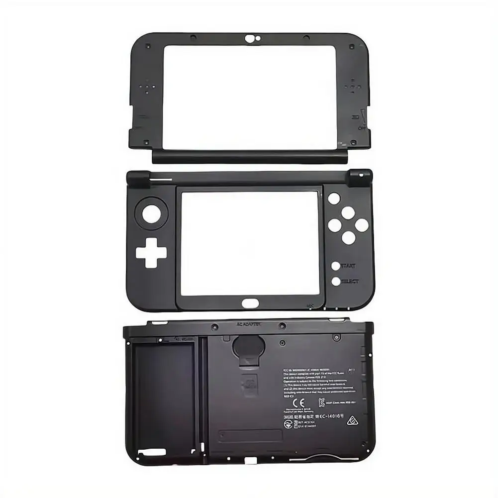 Replacement Shell Housing Cases Full Covers Middle Frame Faceplates Screen Lens For Nintendo New 3DS XL LL 1Set view 2