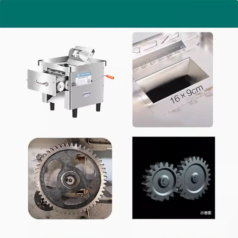 Electric Automatic Meat Cutter Machine Meat Slicer Desktop Meat Grinder