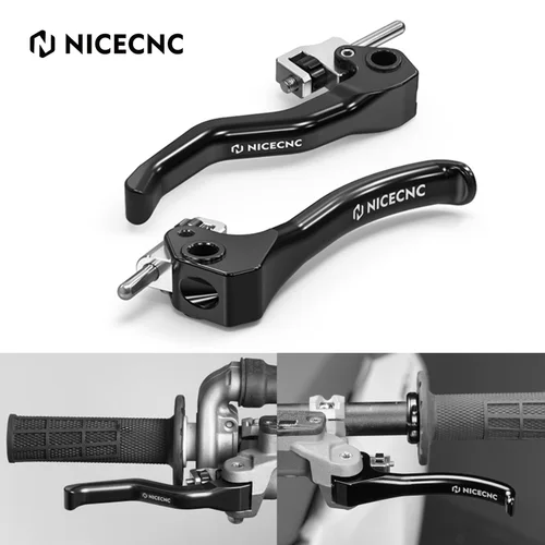 NICECNC para Husqvarna TE 300 250 FE 350 450 501 2022-2024 palanca de embrague corta palanca de freno para GasGas EC 300 EC 250 2021-2025