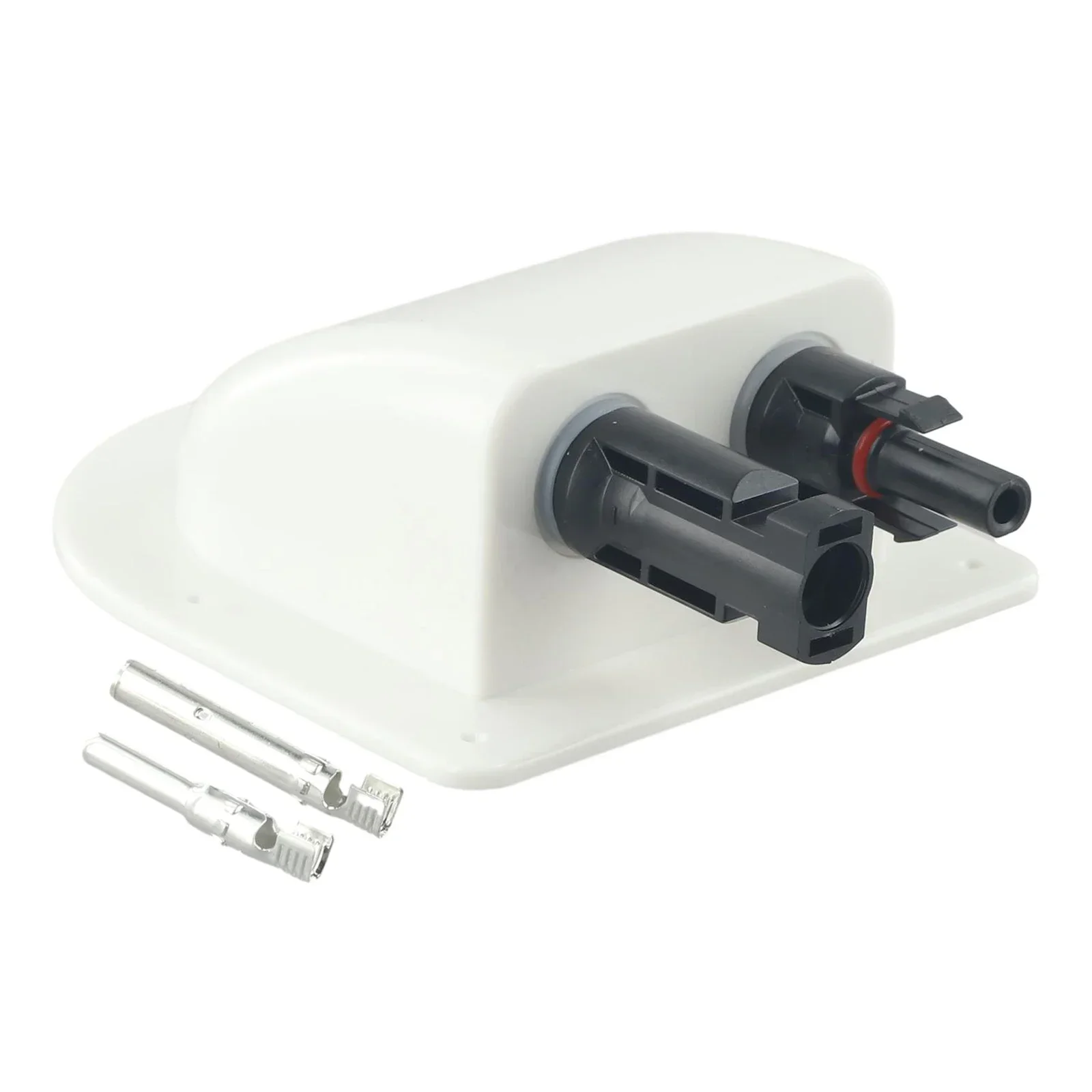 Waterproof Solar Panel Cable Connections Box For Housing Solar Cells RV ABS White Solar Connections Plug Terminal Photovoltaic