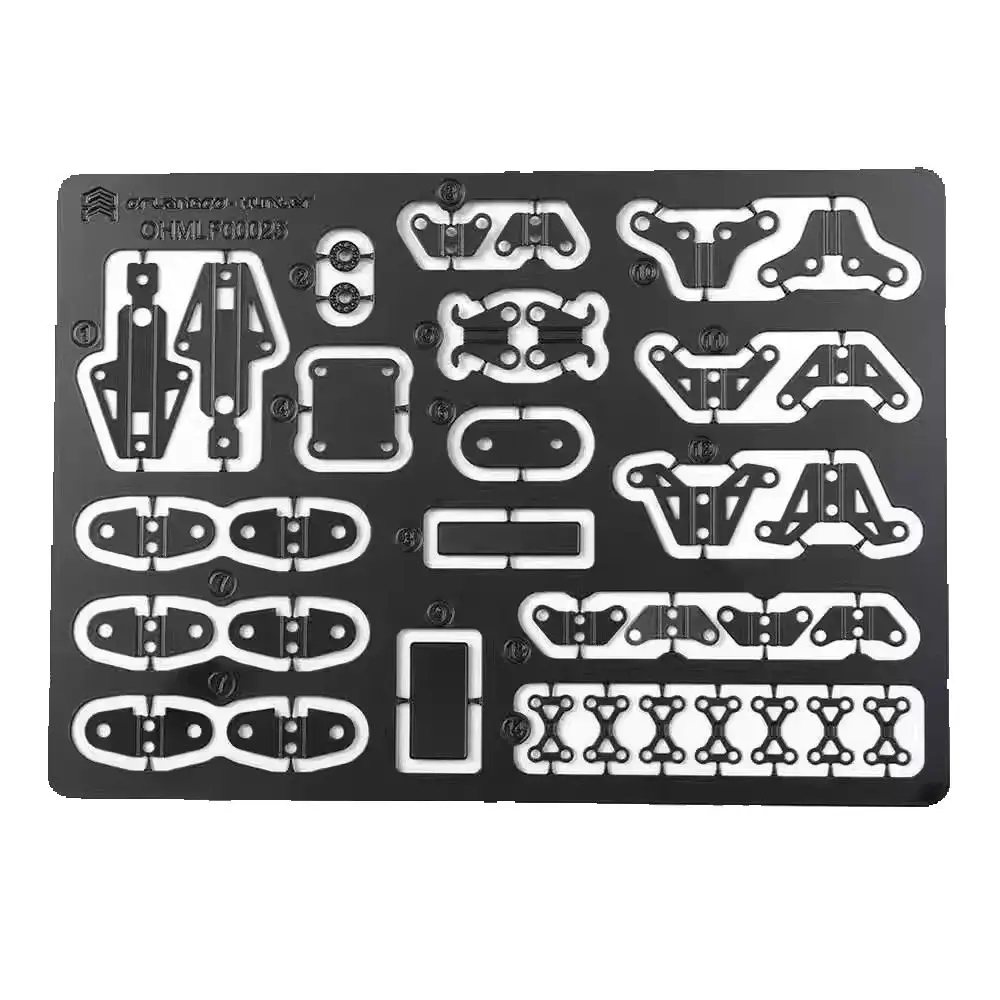 Orlando Hunt Model 1:32 N02 Etching Sheet SA0139 RC Car Metal Parts
