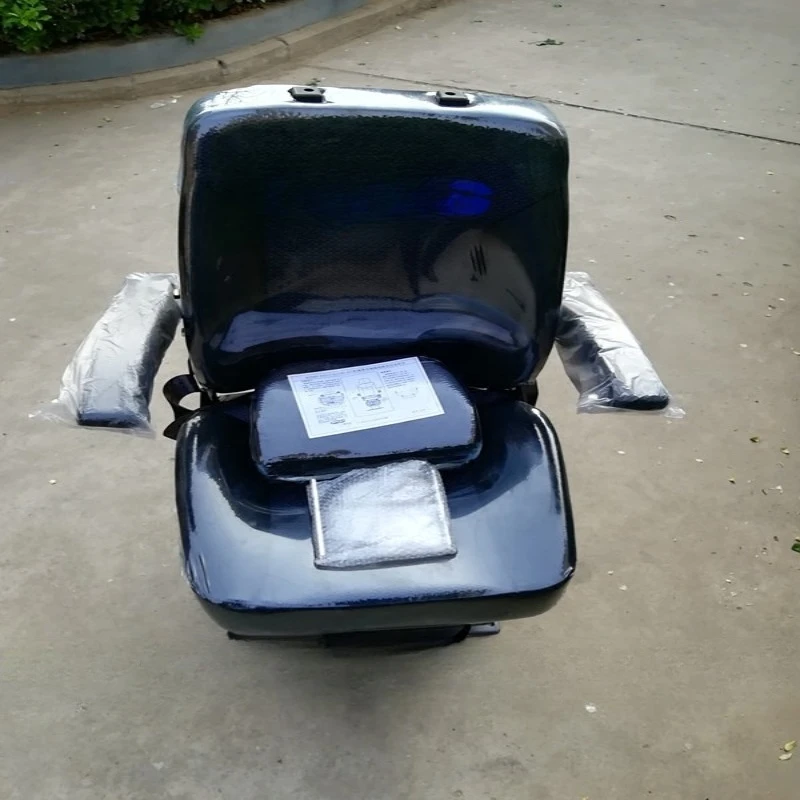 Loader Forklift Original High Backrest Airbag Seat Assembly Lead Rest on Armrest