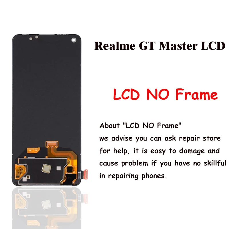 For OPPO realme GT master  OLED/TFT LCD Display Touch Screen Digitizer Assembly Replacement For RMX3363 RMX3360 LCD Display