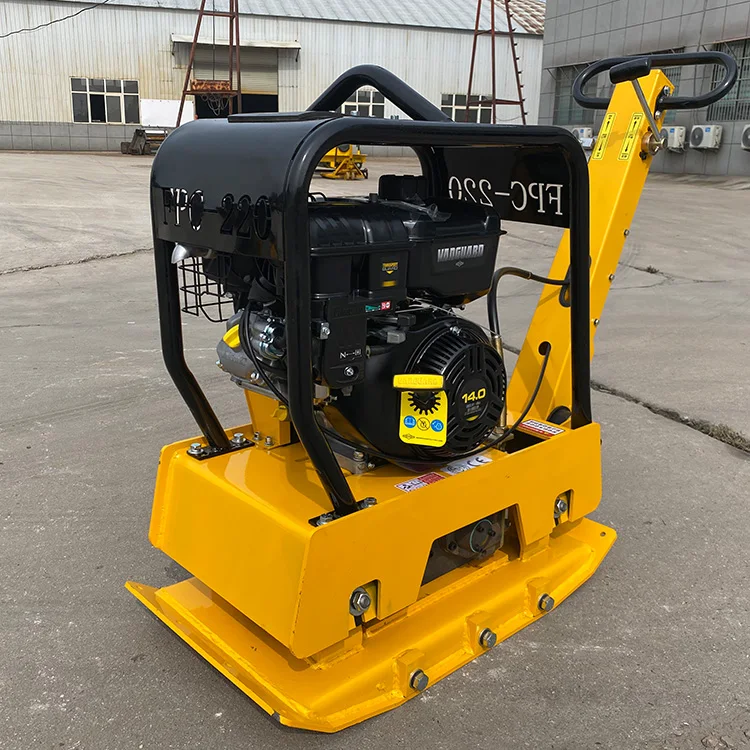Portable Manual Sand Earth Concrete Vibrating Plate Compactor Forward and Reverse Functions with Engine Core Component