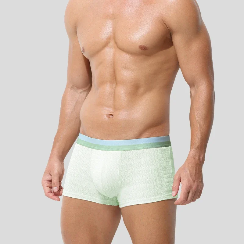 Men's cotton underwear men's boxers summer thin trend boys sports boxers antibacterial boxers