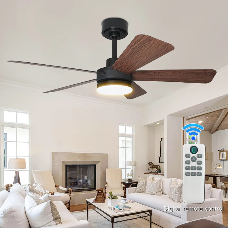 

40 Inch Ceiling Fan with Light, 3CCT, Silent DC Motor, Remote Control, Living Room, Bedroom, Dining Room and Study, Fan Light