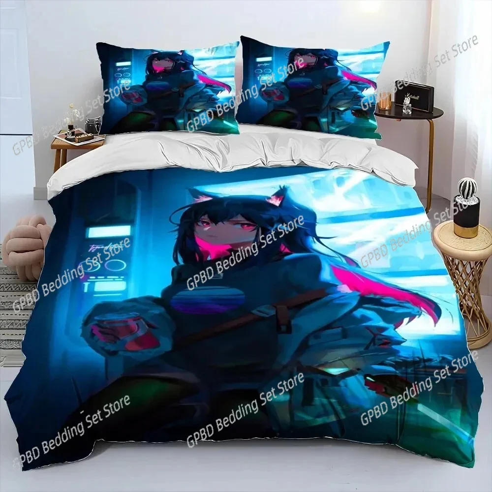

Zero Two DARLING In The FRANXX Cartoon Comforter Bedding Set,Duvet Cover Bed Set Quilt Cover Pillowcase,Queen Size Bedding Set