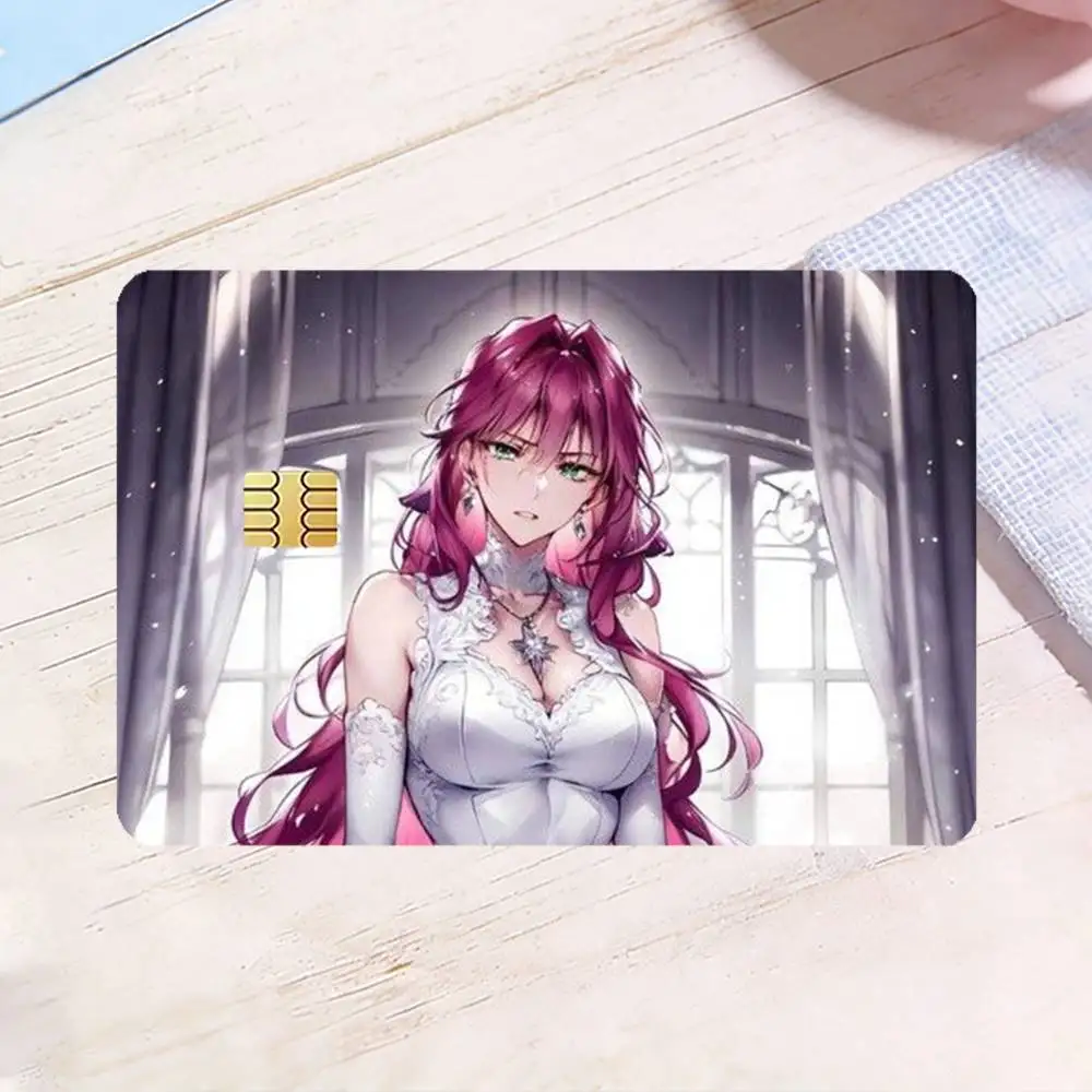 Death Is The Only Ending For The Villainess HD Waterproof Card Skins Protective Stickers for Credit Bank Game Cards