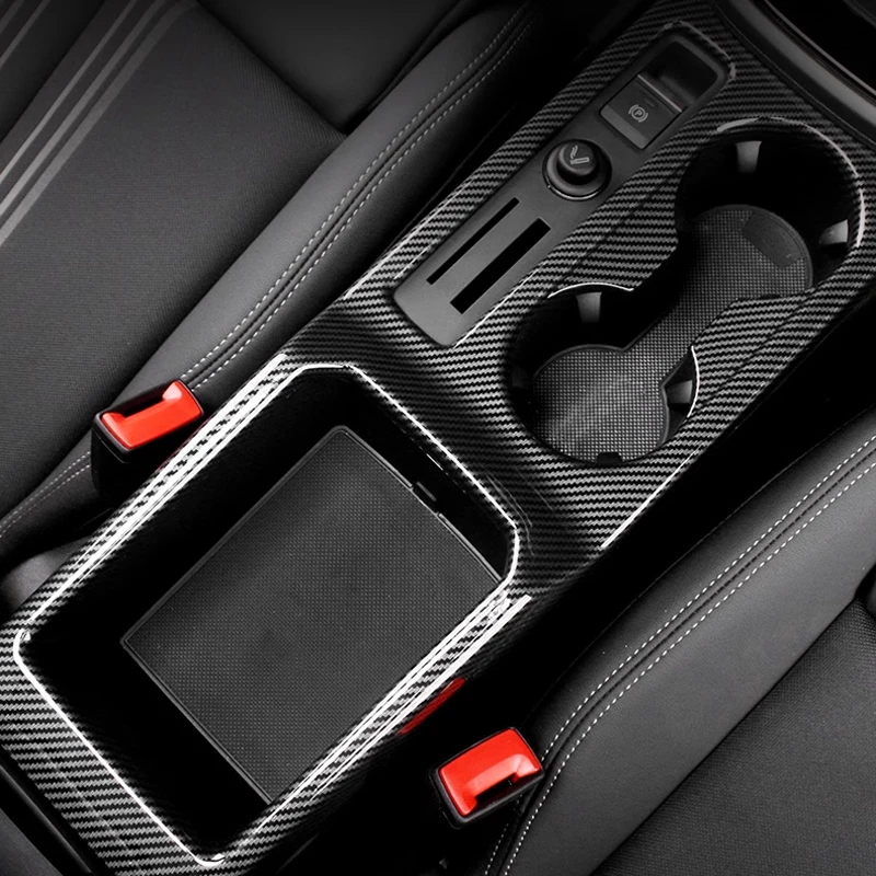 For Audi 2021 2022 2023 2024 A3 Carbon Fiber Interior Modification Dashboard Gearshift Puller Door Bowl Panel Frame Accessories