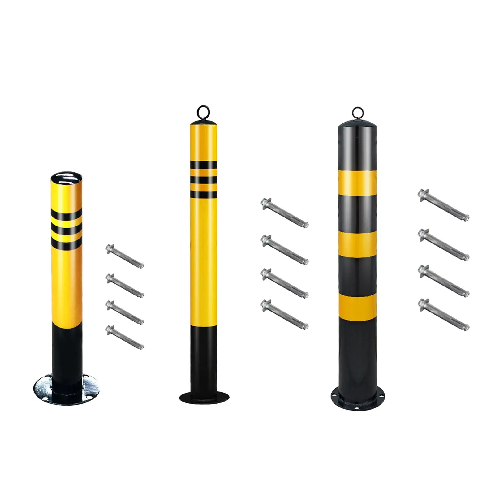 Safety Bollard Post Parking Barrier Post for Roadside Driveways Sidewalk