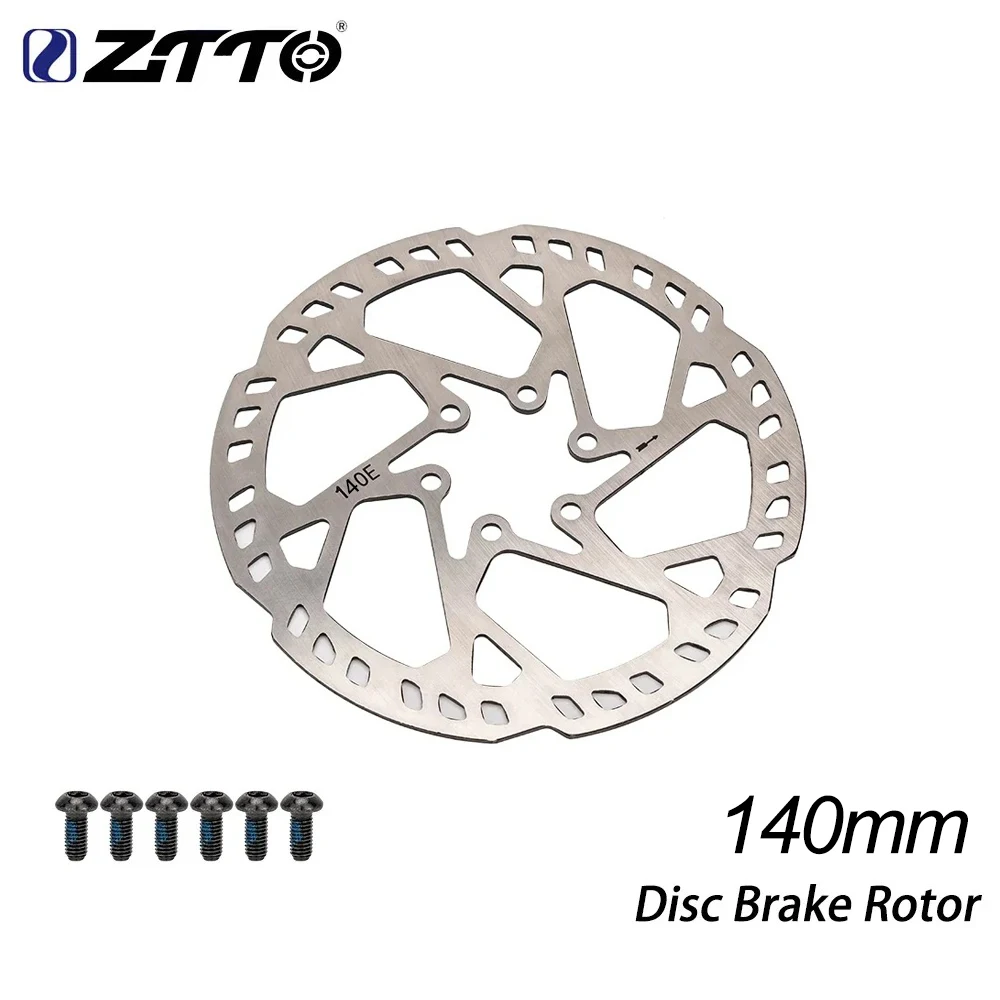 Ztto 2,3mm verdicken mtb e-bike fahrrad scheiben brems rotor edelstahl 160mm 180mm 203mm 220mm 6 schrauben naben montierte fahrrad teile