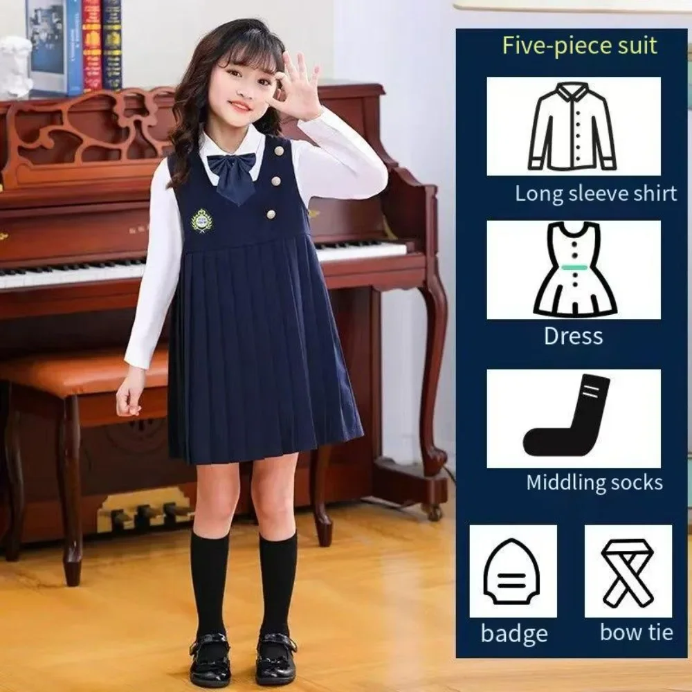 2026 British Wind Primary School Uniform Children's Stage Costume Chorus Costume Suit Class Costume
