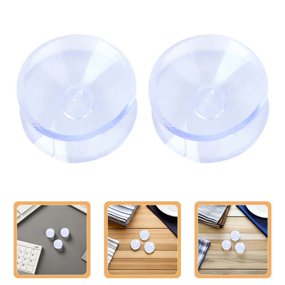 

16 Pcs Non Slip niture Pads Glass Anti-slip Mat Drawers Bumpers Floor Transparent Clear