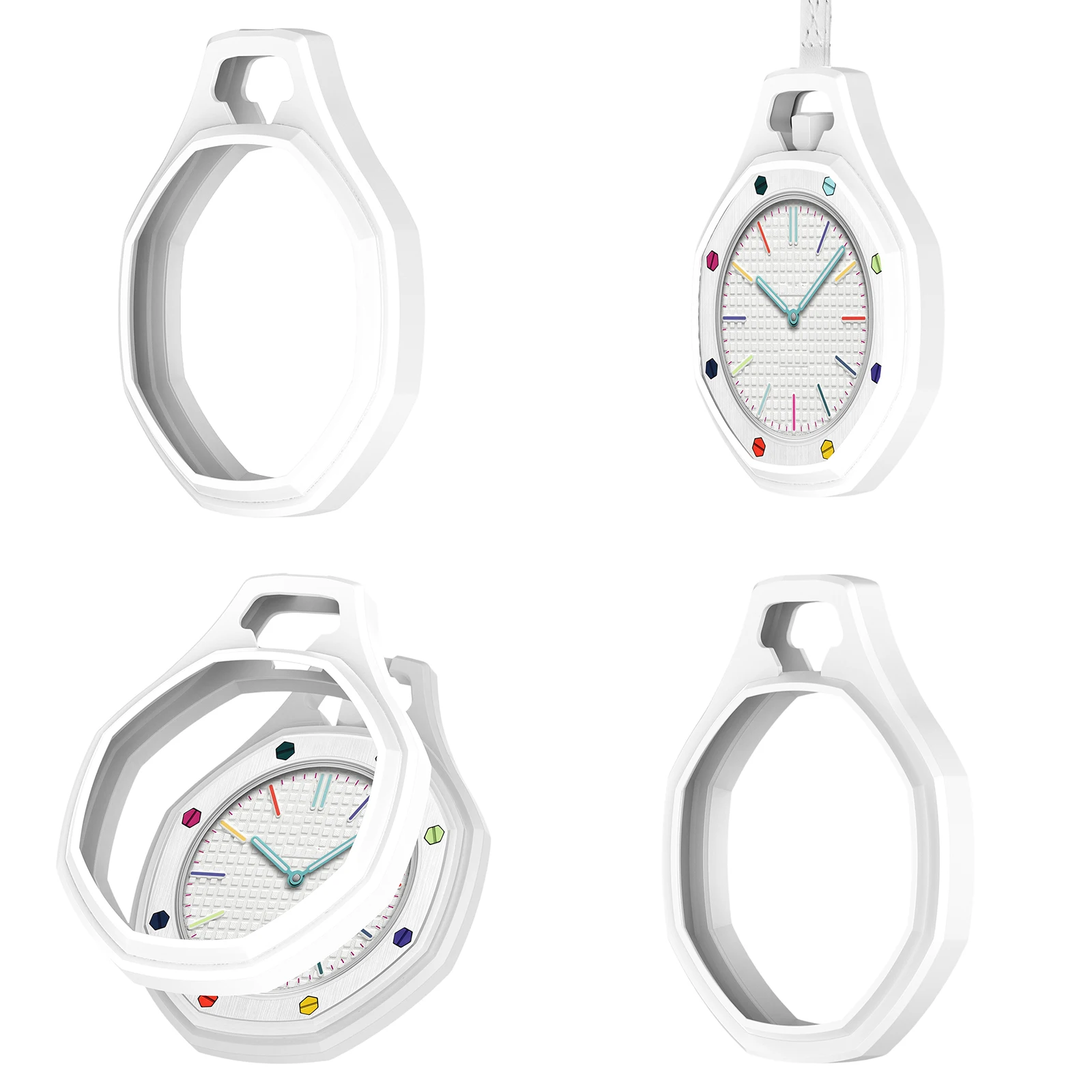 Silicone Case For Swatch Royal Pop Modification Refit Frame Cover Flexible Cover Protective Frame Shell for Royal Pop Watches view 5