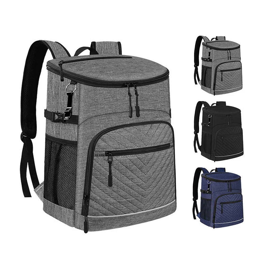 

Large Capacity Shoulder Thermal Insulation Bag Picnic Bento Storage Lunch Bag Travel Portable Thermal Cooler Ice Bag Backpack