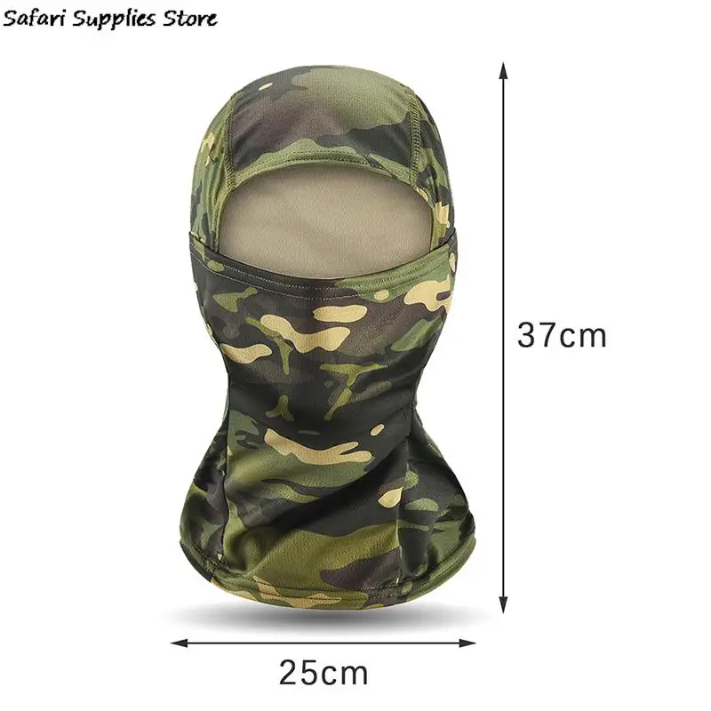 Tactical Camouflage Balaclava Full Face Mask Wargame CP  Hat Hunting Bicycle Cycling  Multicam Bandana Neck Gaiter