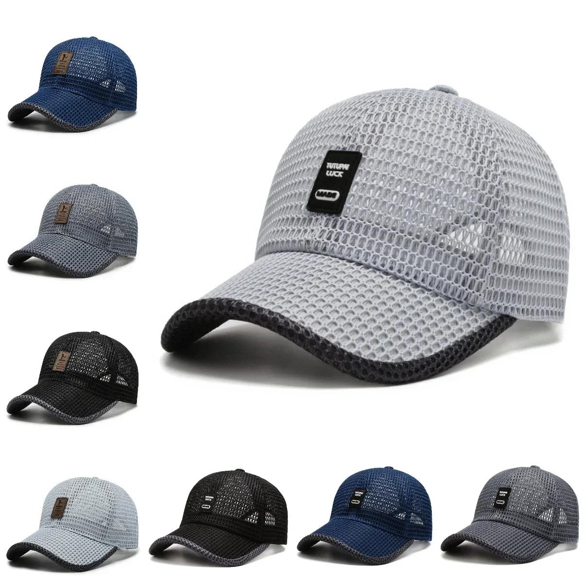 

Lightweight Sunshade Mesh Cap Travel Camping Hiking Fishing Outdoor Leisure Baseball Cap Full Mesh Breathable Duckbill Cap